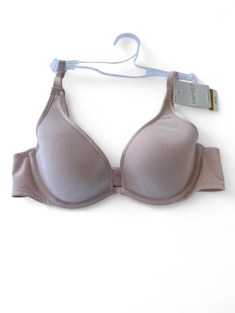 b.tempt'd by Wacoal Convertible Underwire T-Shirt Bra Pink 36A Smooth Everyday